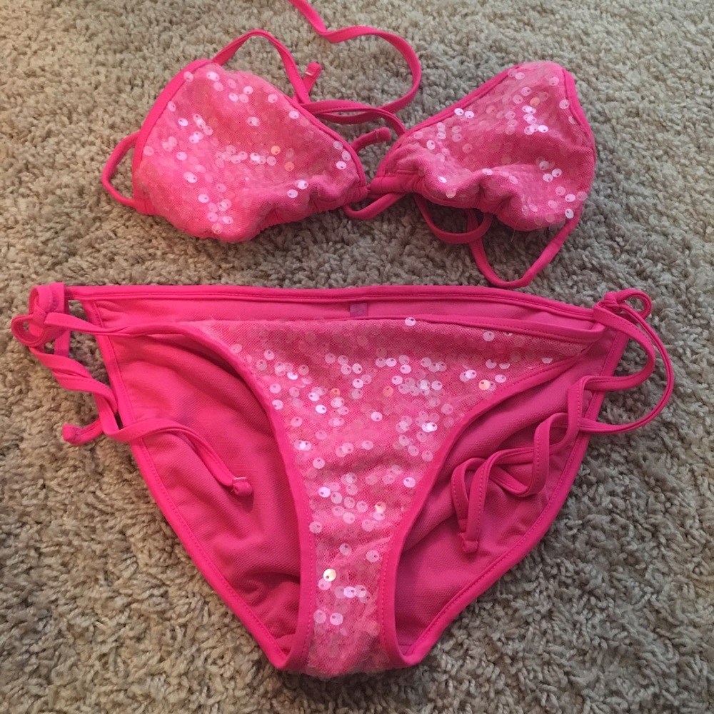 Neon Pink Bikini